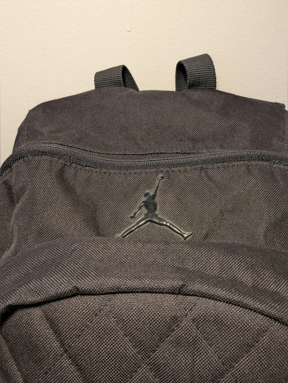 Michael Jordan Jumpman Multi-Compartment Backpack Black Diamond-Quilted Pattern